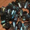 Natural BLue Fire Labradorite Smooth Tear Drop Beads Strand JE1305 Length 9 Inches and Size 5mm to 17mm approx. 